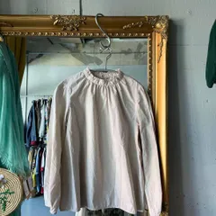 50 アナトリエ anatelier 無地 ハイネック 長袖　ブラウス シャツ トップス　blouse　shirt　Topsのサムネイル
