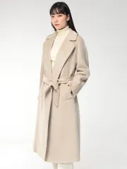 WEEKEND MAX MARA (ウィークエンド マックスマーラ) ウールアルパカ ウエストベルト ラップコートのサムネイル