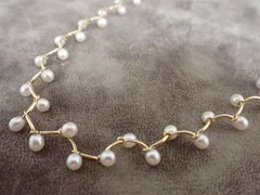 美品 TASAKI タサキ パール 真珠 ネックレス K18イエローゴールド レディース ベビーパール 総重量14.8g 18金