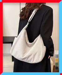 新品 レディース ショルダーバッグ A4対応 コーデュロイ 男女兼用 ストリートバッグ 韓国ファッション 鞄【送料無料】