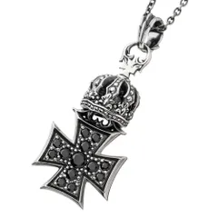 クラウンアイアンクロスペンダント　アルテミスキングス　ペンダントトップのみ　シルバーアクセサリー　ジュエリーブランド