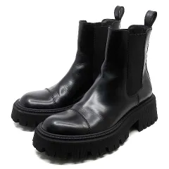 【極美品】BALENCIAGA バレンシアガ　ブーツ　ブーティ　36 レザー 2025年最新】balenciaga バレンシアガ ブーティの人気アイテム - メルカリ