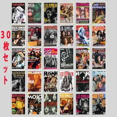 レッド・ツェッペリン  Led Zeppelin   プログレ  ステッカー 30個セット シール ミニポスター  ロック バンド -1