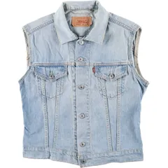 古着 リーバイス Levi's 70590-89 前開き カットオフ デニムベスト レディースM相当 ヴィンテージ/eaa585833のサムネイル