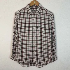 Paul Smith JEANS ポールスミスジーンズ BDシャツ 総柄 チェック ホワイト Mサイズ メンズ 古着 アメカジ