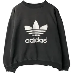 古着 80~90年代 アディダス adidas デカロゴ ロゴスウェットシャツ トレーナー メンズXL相当 ヴィンテージ/eaa595516