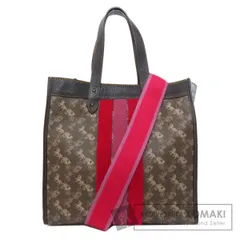 COACH コーチ 79366 ホースアンドキャリッジ 2WAY トートバッグ PVC レディース [中古]