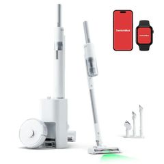 メーカー正規品 新品 SwitchBot スイッチボット ロボット掃除機 K10+ Pro Combo スティック掃除機 ホワイト W3002501