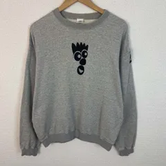 レア　old adidas EQUIPMENT アディダスエキップメント スウェット グラフィック グレー メンズ 古着 ストリート　アメカジ