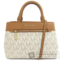 Michael Kors マイケルコース MKシグネチャー 2WAY ハンドバッグ PVC レディース [中古]