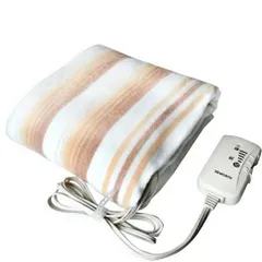 MORITA 洗える電気敷毛布 140×80cm TMB-S14KS　室温センサー付 ダニ退治 頭寒足熱配線で足元あったか 足元あったか ウォッシャブル 手洗い可能 電気敷布団 電気毛布