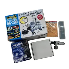 【新品未使用】みにまるくん　コンプレッサー　エアブラシ　ネイル用品 Yahoo!オークション 【used】みにまるくんエアーブラシ＆アクリル