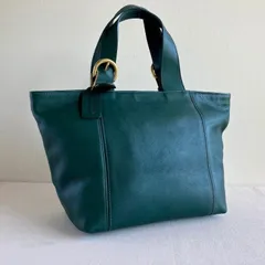 Vintage Coach Waverly Bag Bottle Green オールドコーチ ハンドバッグ 緑