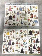 大人の図鑑シール　ディズニーキャラクター　プリンセス　ヴィランズ