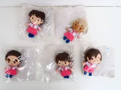 【未開封】/5点セット/ぬいぐるみマスコット 降谷零(安室透)/松田陣平/伊達航/諸伏景光/萩原研二 セガ ラッキーくじ 名探偵コナンカフェ POLICE×CAFETERIA