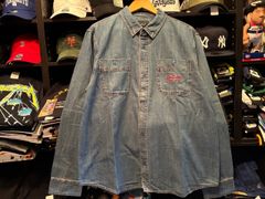 PALACE SCRIPTY DENIM SHIRT M - メルカリ