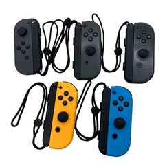 186000 動作未確認 Nintendo 任天堂 ニンテンドウ ジョイコン ストラップ付 5点まとめ売り
