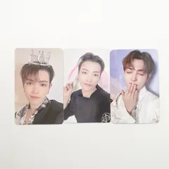 ATEEZ ホンジュン GOLDEN HOUR Part.2 ユニバ ティアラ TOKTOQ 特典 sound wave POB 3枚セット トレカ フォト カード  HONGJOONG アチズ