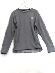 【226069】THE NORTH FACE ザ ノースフェイス  サーマルバーサ グリッドクルー ポリエステル ストレッチ メンズ  ・L NL72279 ライトグレー