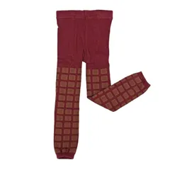 RAG MART ラグマート ベビー キッズ レギンス レッド 1着 95cm （適用サイズ90cm～100cm) 90cm 100cm 格子柄 赤 緋色 タイツ ストレッチ 伸びる あったか ボトム スパッツ ベビー ボーイズ ガールズ フィット