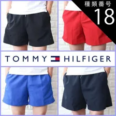 種類18:ブルー/L 種類1:BLACK　ブラック/S ハーフパンツ メンズ ショートパンツ 短パン トミーヒルフィガー ビーチショーツ スポーツ 水陸両用 TOMMYHILFIGER