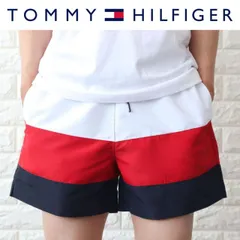 ハーフパンツ メンズ 短パン サーフパンツ ビーチショーツ 海パン トミーヒルフィガー 水陸両用 TOMMYHILFIGER UM0UM02936