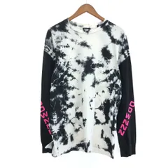 DIESEL ディーゼル タイダイ長袖カットソー サイズ:S  スカルプリント   ブラック メンズ / 240001170502