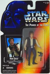 KENNER レッド(オレンジ)カード 「HAN SOLO / HEAVY ASSAULT RIFLE AND BLASTER 3.5インチ」