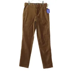 未使用 EDWIN エドウィン ストレッチ スリム 表起毛 ロングパンツ S ブラウン ビジカジ メンズ 古着