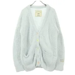 gelato pique ジェラートピケ 長袖 モコモコ カーディガン F ライトブルー ジェラピケ レディース 古着