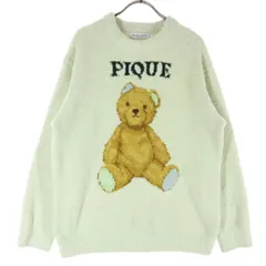 GELATO PIQUE HOMME ジェラートピケオム アニマル柄 長袖 ルームウェア アイボリー クマ メンズ 古着