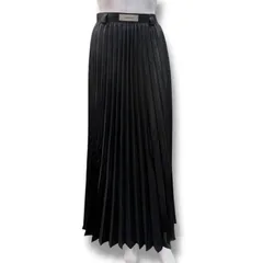 FUMIE TANAKA 24AW shiny pleats skirt シャイニープリーツスカート ロングスカート ギャザーロングスカート フミエタナカ F24A-43 ブラック 1 608A1のサムネイル