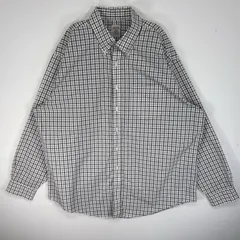 古着 ブルックスブラザーズ Brooks Brothers 長袖シャツ チェック 胸ポケ 346 XL  グレー系 マルチカラー メンズ