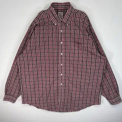 古着 ブルックスブラザーズ Brooks Brothers 長袖シャツ チェック ボタンダウン REGULAR FIT XL  レッド系 マルチカラー メンズ