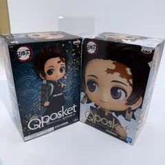 【コンプリセット】バンプレストの「Q posket」シリーズ　鬼滅の刃 竈門炭治郎Ⅱ（通常バージョン＋セピアカラーバージョン））
