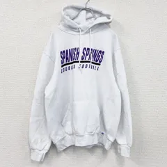 古着 used　00s　RUSSELL ATHLETIC　スウェットパーカー/フーディー　ヴィンテージ　白　ホワイト　Lサイズ
