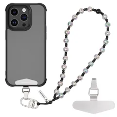 新品 スマホストラップ リストストラップ 携帯 手首ストラップ ビーズ 手作り ハンドストラップ スマホタグパッチ付き 腕掛け お洒落 全機種対応 紛失・落下防止（B02）