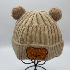 くま耳ニット帽／ベビー・キッズ