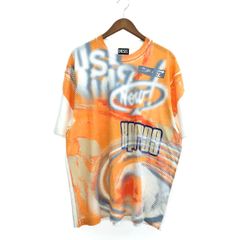 新品Lサイズ DIESEL ウォーター＆フロッキー プリントロゴ長袖 