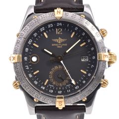 ブライトリング BREITLING B15047 デュオグラフ デイト 自動巻き メンズ 良品 P#143569
