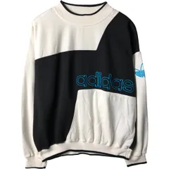 古着 80~90年代 アディダス adidas クレイジーパターン ロゴスウェットシャツ トレーナー メンズL相当 ヴィンテージ/eaa595519