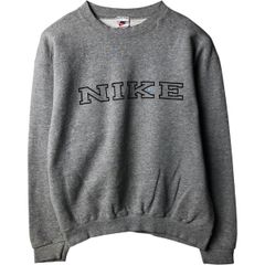 ナイキ USA代表 スウェット グレー 古着 アメリカ　total90 90s NIKE Sweatshirt ナイキ スウェット グレー 刺繍 - メルカリ