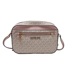 マイケルコース ショルダーバッグ JET SET ITEM EW ジップ チェーン クロスボディ ラージ - MKシグネチャー 35S1GTTC9B レザー