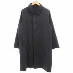 B&Y ユナイテッドアローズ BEAUTY&YOUTH ビューティー&ユース メルトンバルカラーコート ステンカラー ロング M 紺 ネイビー 1225-105-0044 /GVのサムネイル
