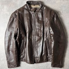 Lesco レスコ70sヴィンテージ レザーシングルライダースジャケット 44 70's Lesco LETHERS シングルライダース 44 レスコ - メルカリ