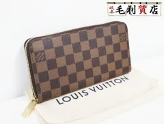 ルイヴィトン LOUIS VUITTON ダミエ ジッピーウォレット N41661 長財布 ユニセックス 美品 財布