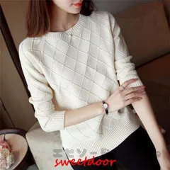 ニットセーター レディース 秋 冬 40代 長袖 トップス 丸襟 Tシャツ セーター カットソー ニットウェア 大きいサイズ 暖かい おしゃれ 大人