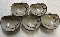 ★唐津焼 貝型焼 5枚セット 小