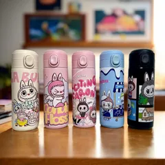 labubu 水筒 食洗機対応 子供 水筒カバー ショルダー 子供 キッズ 茶こし 420ml キッズ 直飲み 女の子 キッズ プレゼント