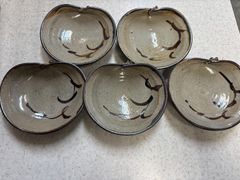 ★唐津焼 貝型焼 5枚セット 大